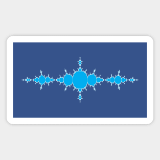 Fractal Blue Julia Magnet